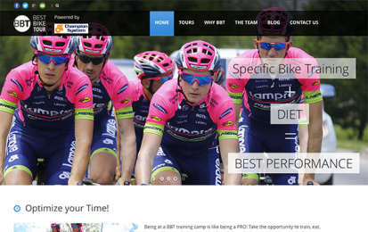 Best Bike Tour BBT website