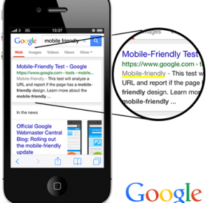 mobile friendly google serps